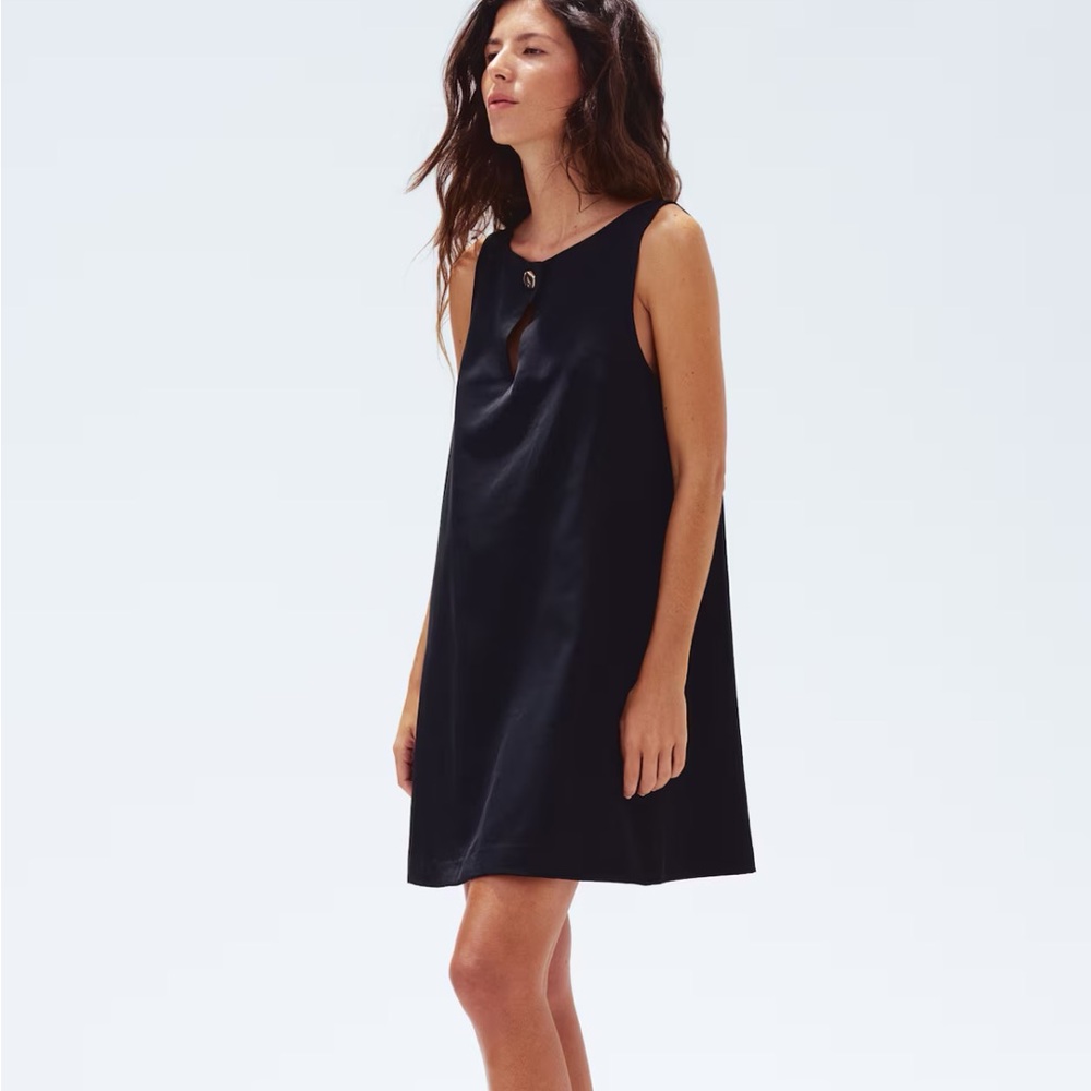 H&M A-Line black dress
